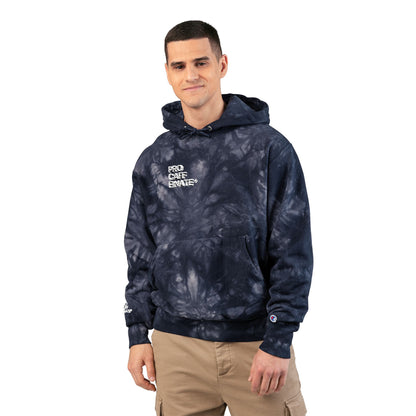 Unisex Champion Tie-Dye Brand Hoodie (Embroidery)