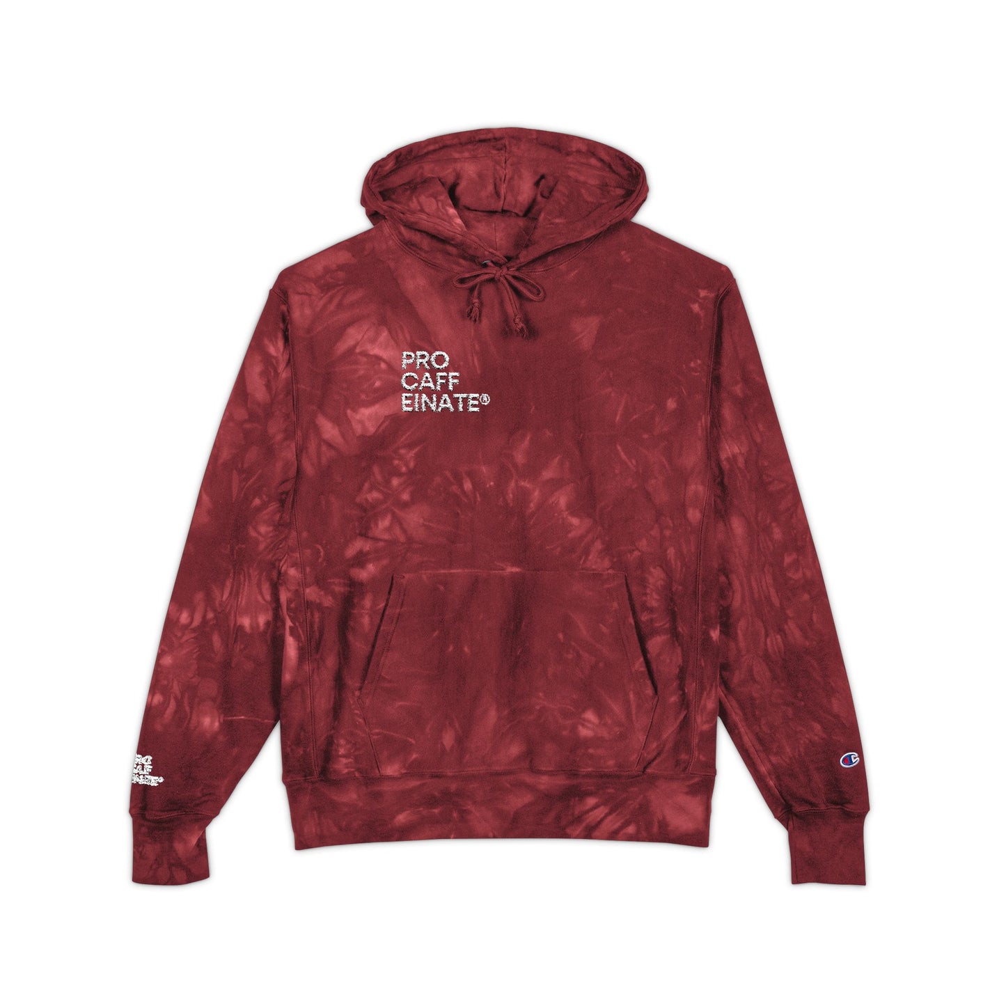 Unisex Champion Tie-Dye Brand Hoodie (Embroidery)