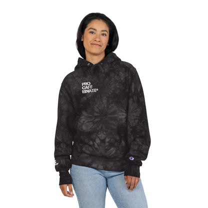 Unisex Champion Tie-Dye Brand Hoodie (Embroidery)