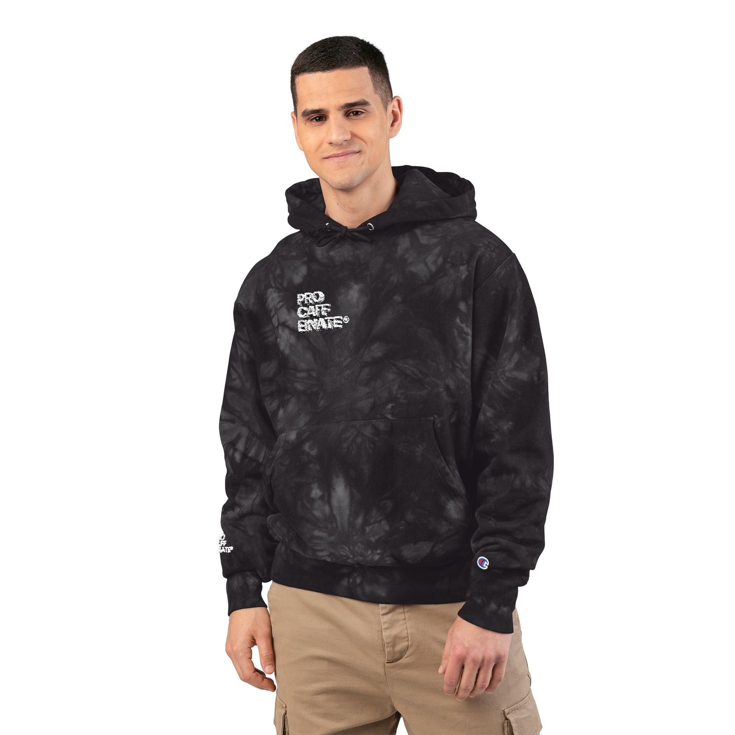 Unisex Champion Tie-Dye Brand Hoodie (Embroidery)